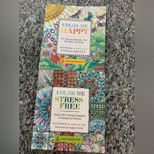 Zen Coloring Books. Set of two.